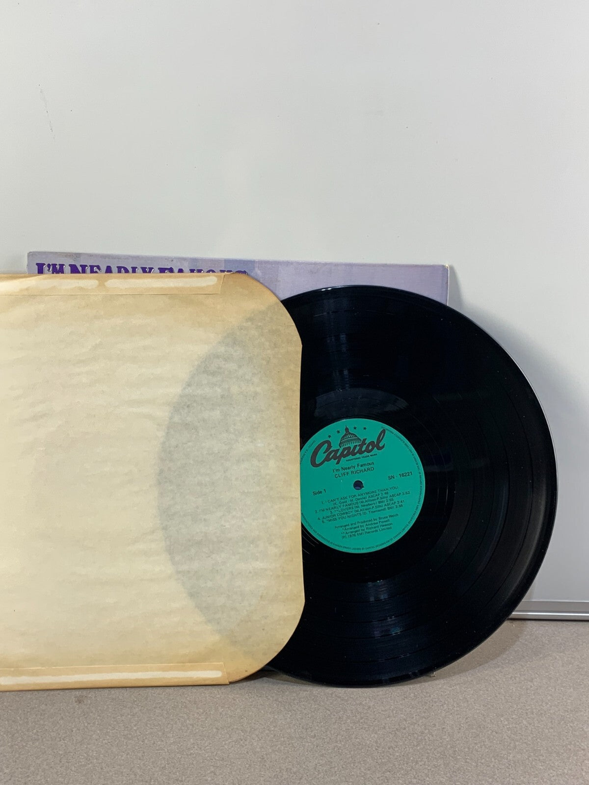 Cliff Richard - I'm Nearly Famous - 1976 33 RPM Vinyl