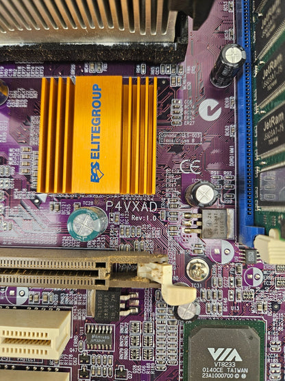 ECS ELITEGROUP P4VXAD rev: 1.0 w/ Pentium4 1.6 GHz - 768MB Memory