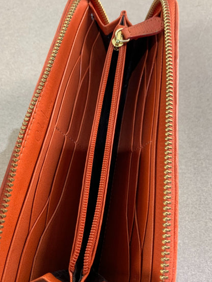 Cole Haan Genevieve Woven Leather Weave Triangle Tote Wallet