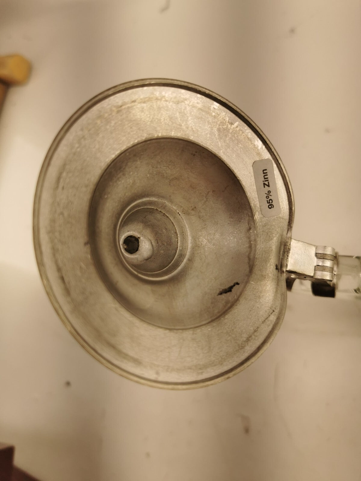 Cut Glass Beer Stein with Lid made in Germany