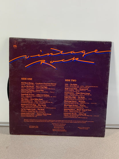 Vintage Rock - K-Tel Vinyl LP Deep Purple Jethro Tull The Kinks Santana & Others