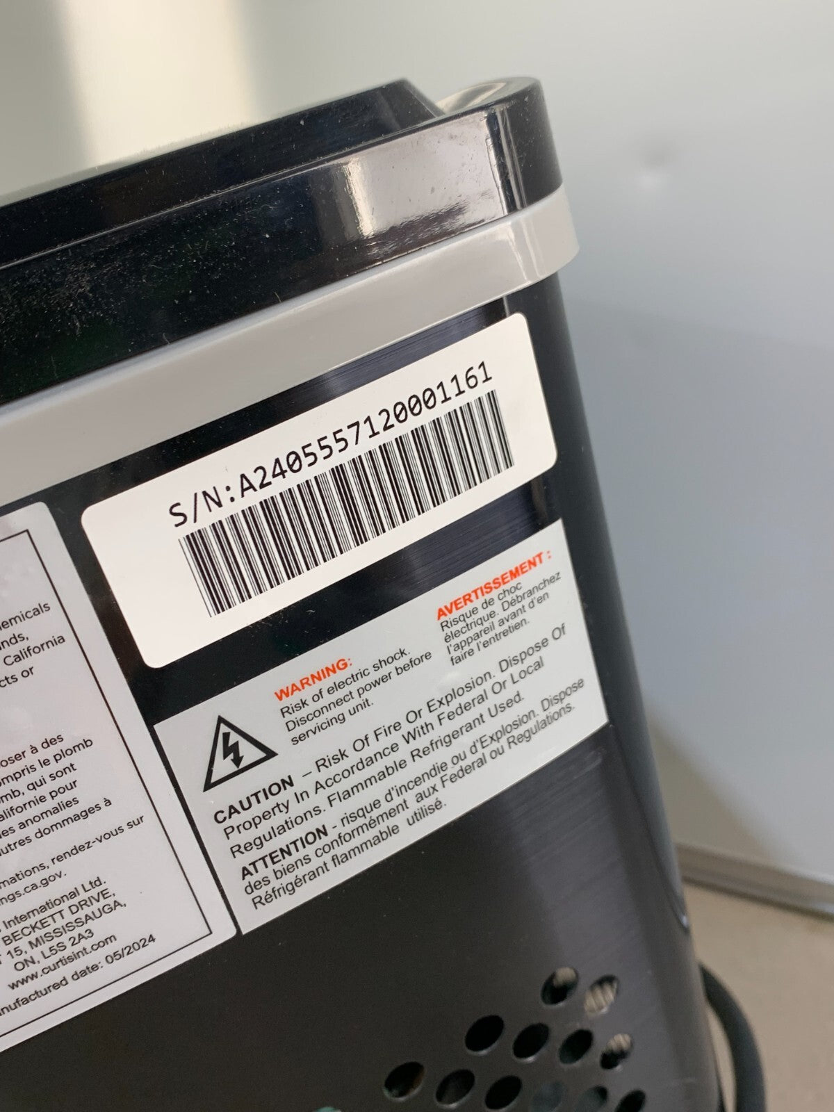 Frigidaire Self-Cleaning Ice Maker, Stainless Steel, Black