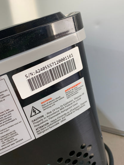 Frigidaire Self-Cleaning Ice Maker, Stainless Steel, Black