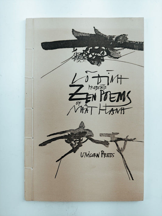 Vo-Dinh Presents Zen Poems of Nhat Hanh Unicorn Press 1976