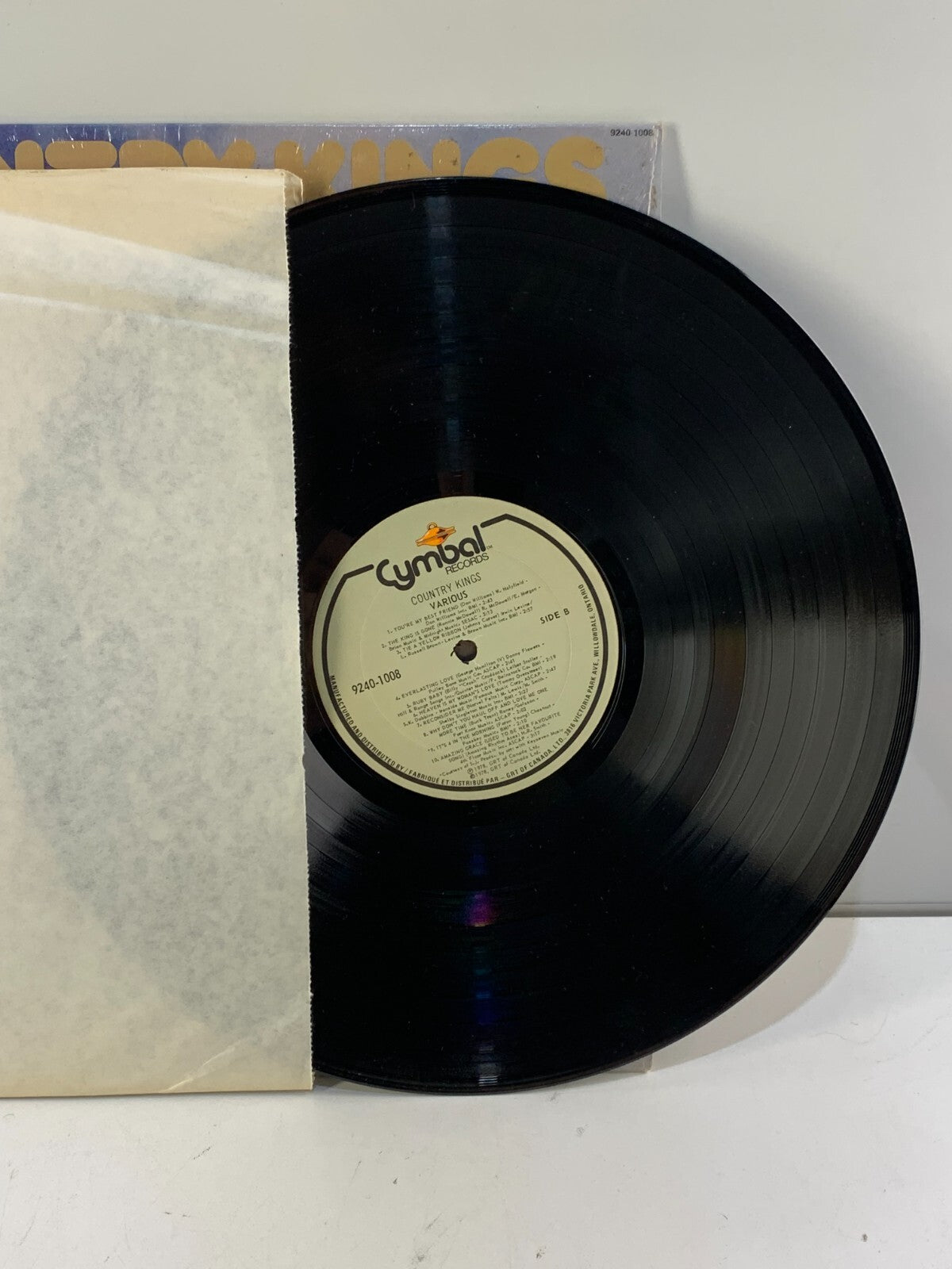 Country Kings: 20 Original Country Hits (Vinyl Record LP) cymbal