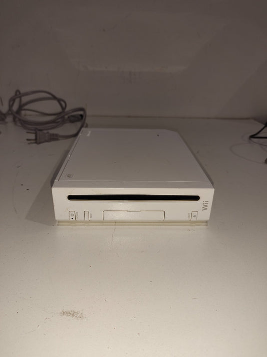 Nintendo Wii Console Unit RVL-001 - With 2 Remote Controllers - White - Cords