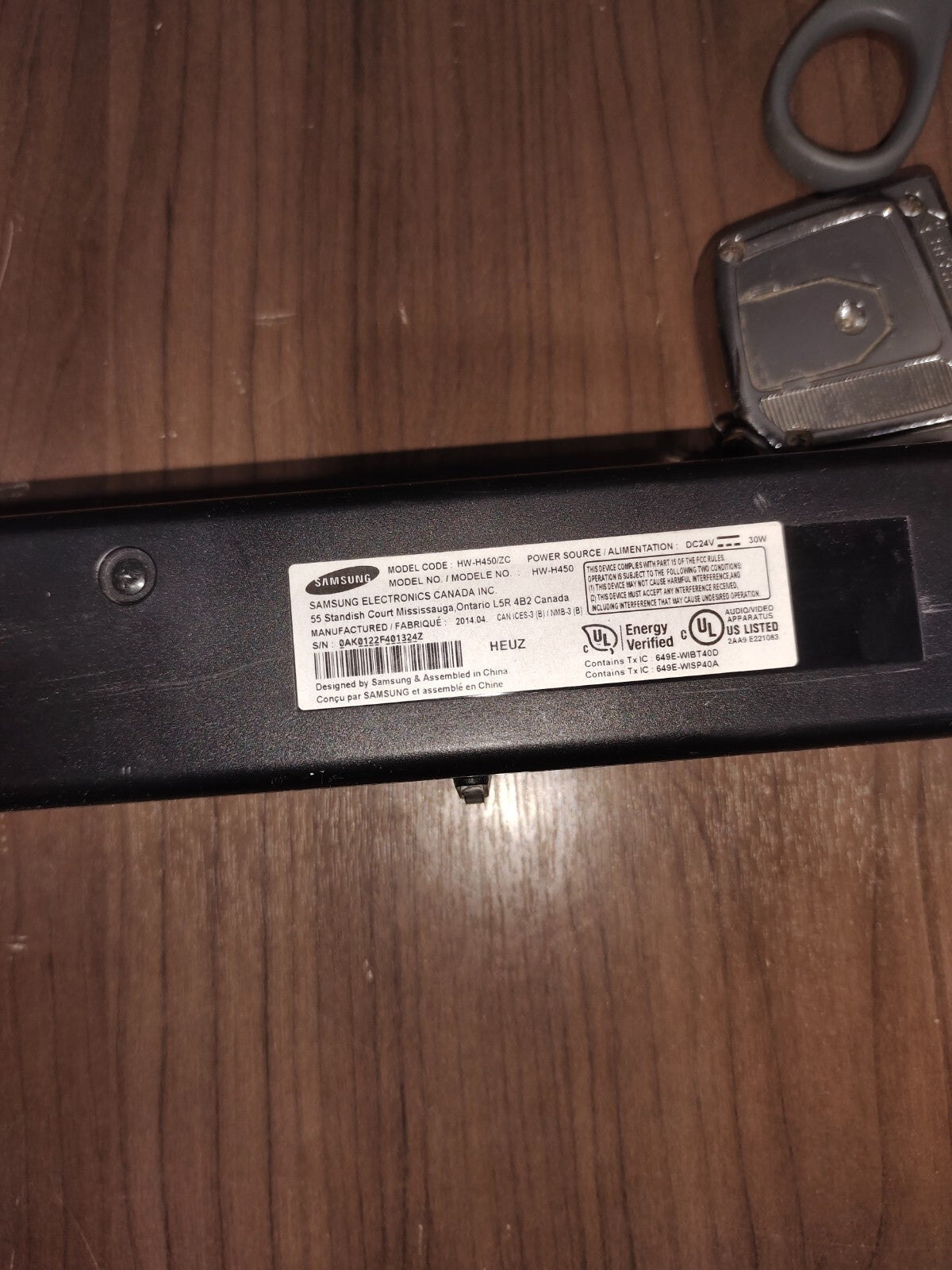 Samsung Soundbar HW-H450 - Black