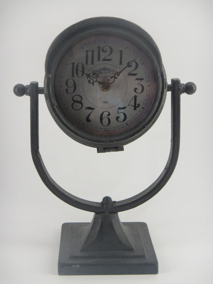 Industrial Spotlight Table Clock