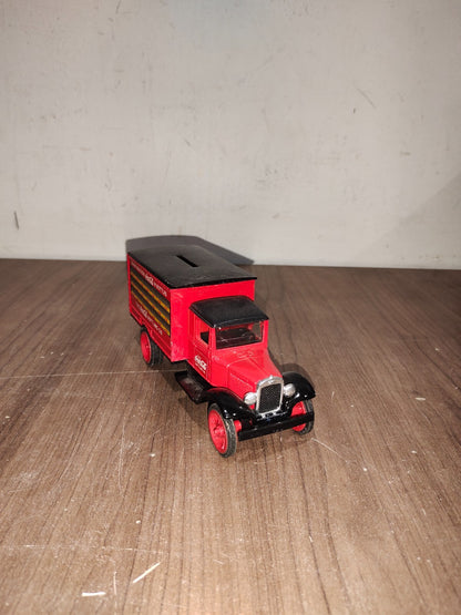 Vintage 1993 ERTL Collectibles Coca Cola Die Cast Metal Coin Bank