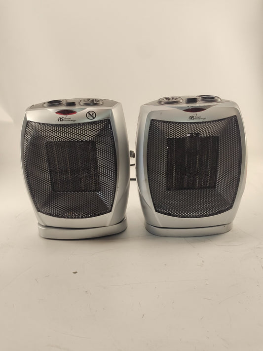 Royal Sovereign Compact Oscillating Ceramic Heater - HCE-160 - Set of 2