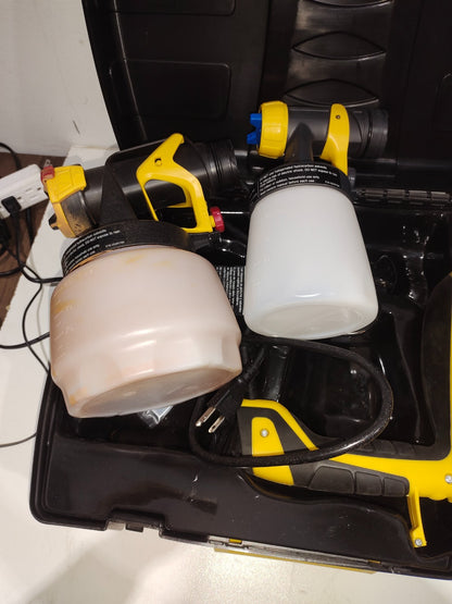 Wagner Flexio 590 Handheld HVLP Paint Sprayer - With 2 Bottles Set