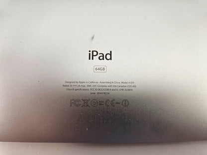 Apple iPad 64GB Silver A1219 *Parts or Repair*