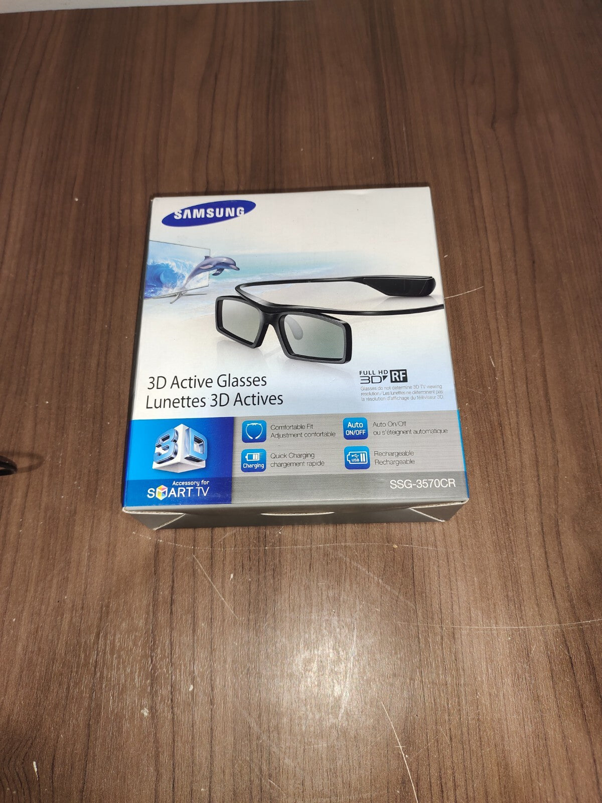 Samsung SSG-3570CR Rechargeable 3D Active Glasses Full HD 3D RF for Smart TV - 3