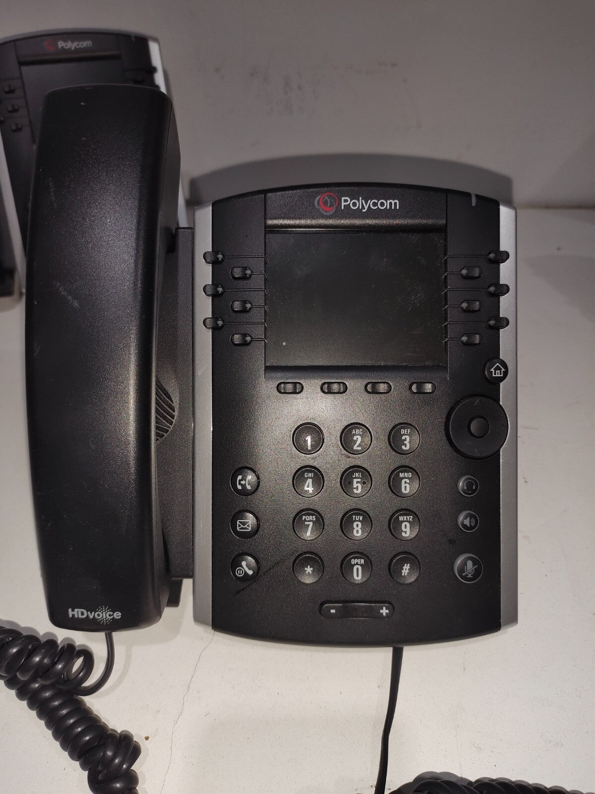 Polycom VVX 410 12-Line PoE IP Phone 2201-48400-001 - Set Of 2