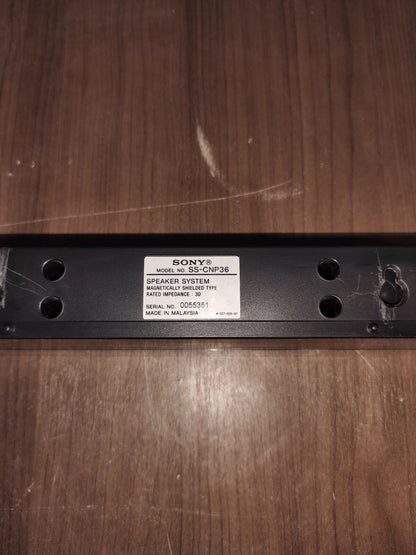 Sony SS-CNP36 Center Channel Speaker Black Surround System