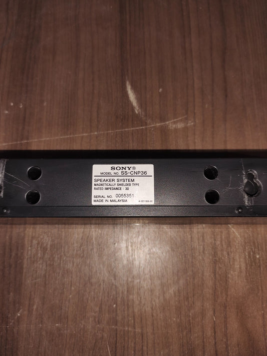 Sony SS-CNP36 Center Channel Speaker Black Surround System