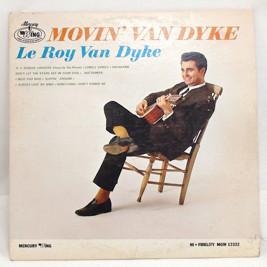 Le Roy Van Dyke - 'Movin' Van Dyke' Vinyl Album Record LP - Country Music Classic