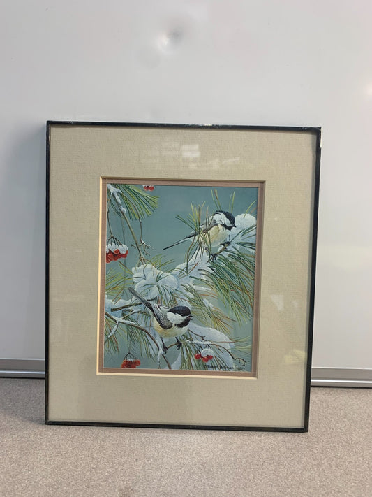 Winter Song - Chickadees by Robert Bateman