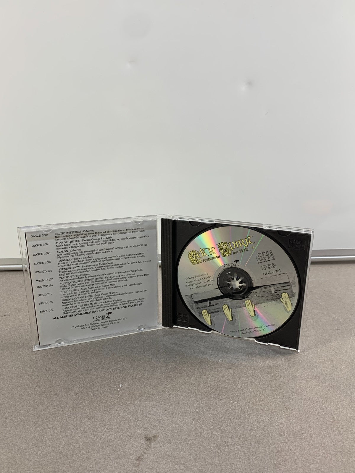 Celtic Spirit by Anderson, Mary / Meis Joanne (CD, 1995) RARE