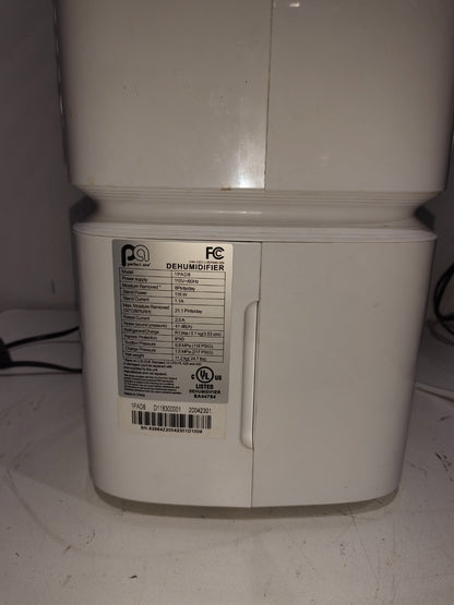 Perfect Aire 1PAD8 8Pint Compact Dehumidifier