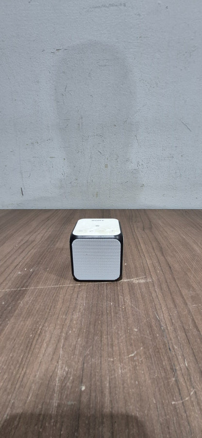 Sony SRS-X11 Portable Wireless Bluetooth Speaker  Cube - White