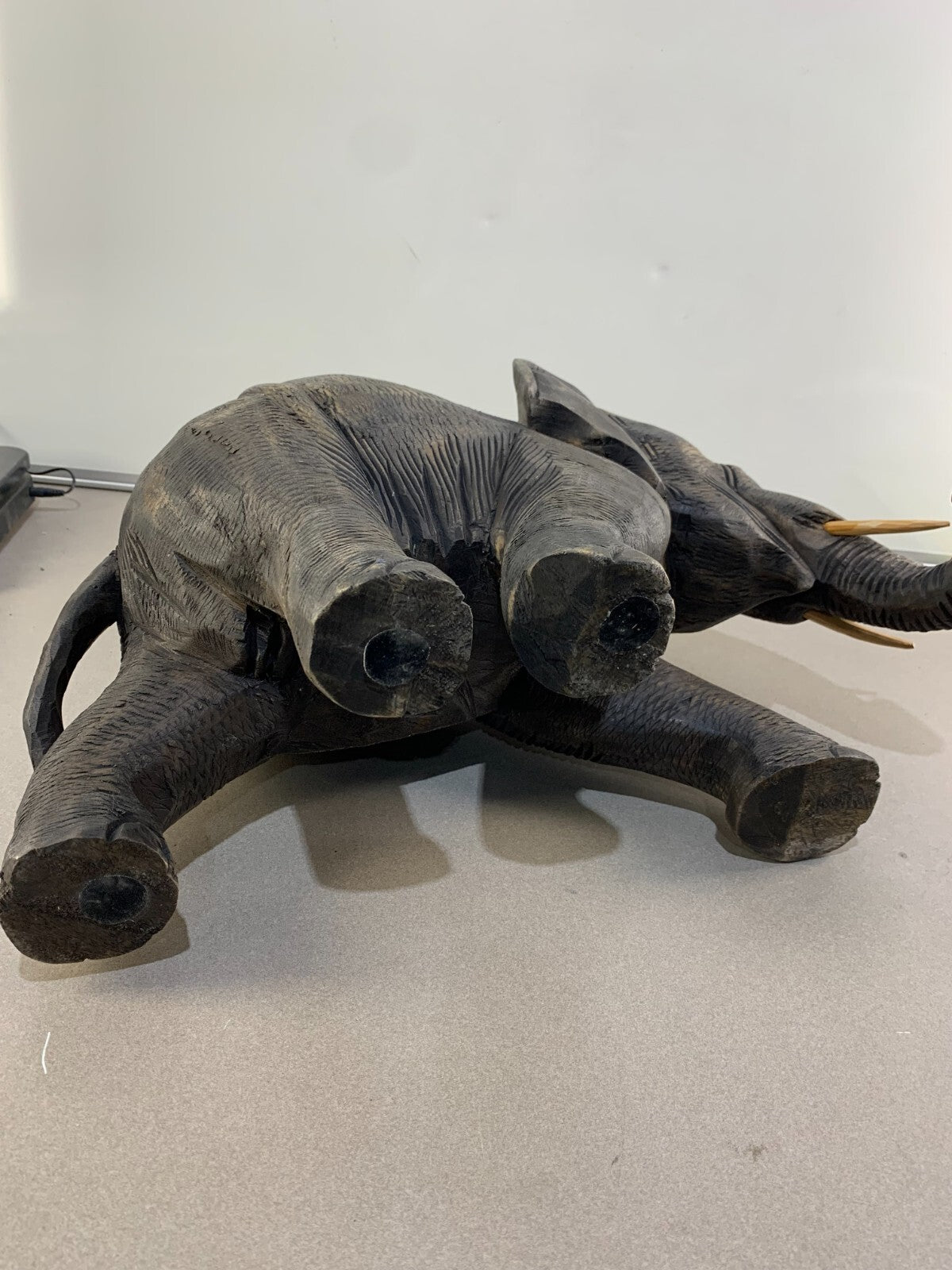 Beautiful Elephant Wood Handcarved Home Decor