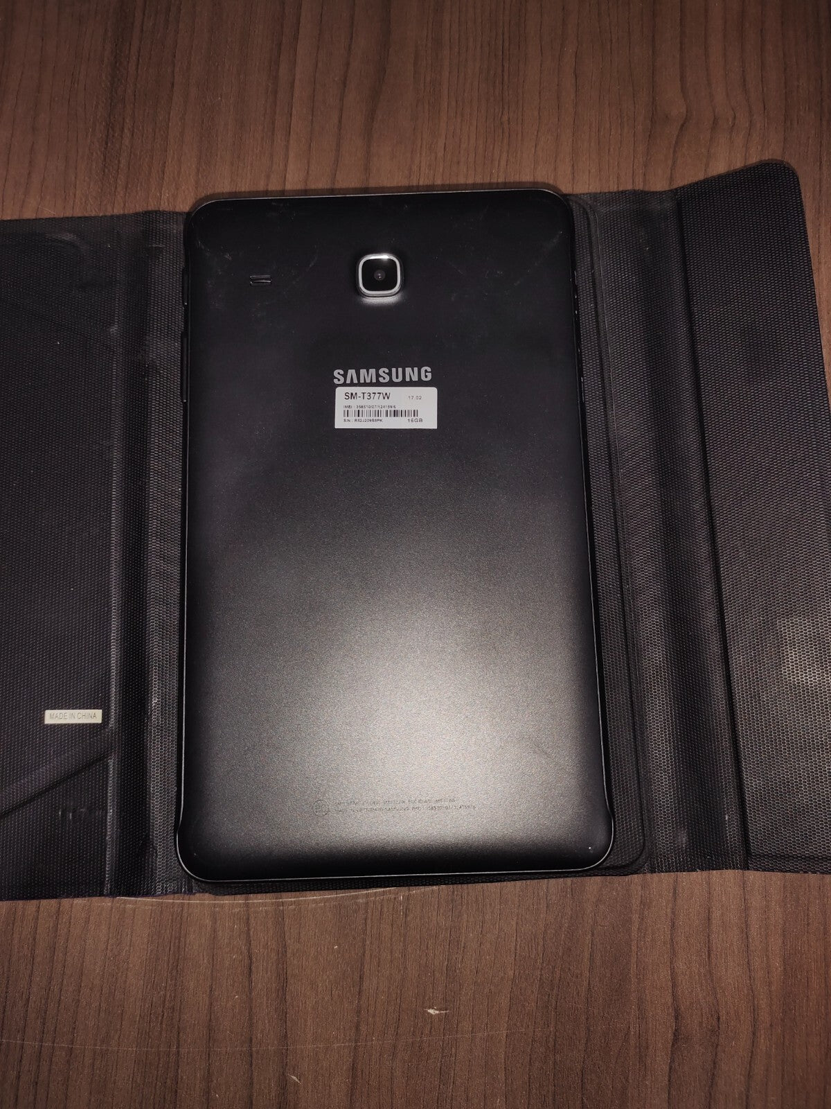 Samsung Galaxy Tab E SM-T377W 16 GB 8" Wi-Fi Android Tablet Black