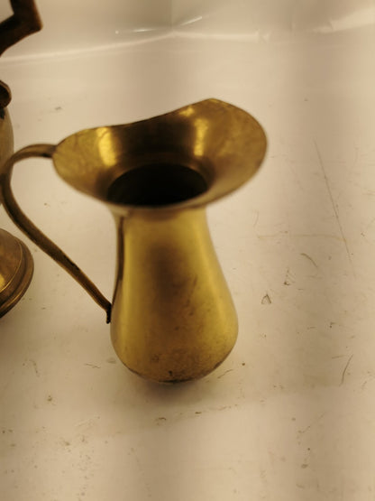 Brass pitcher W/ one freebie