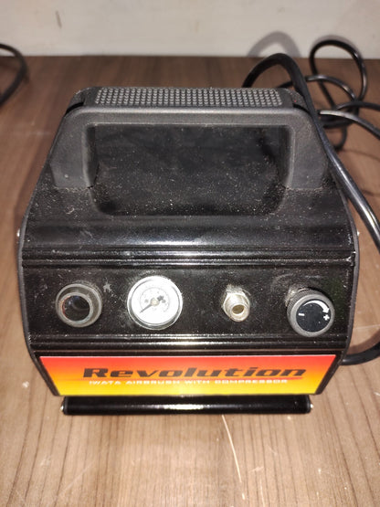 Revolution IWATA Airbrush With Compressor