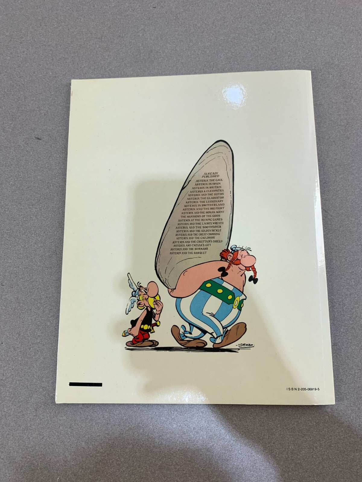 Comic Book An Adventure Of ASTERIX The Gaul "ASTERIX In Corsica" 1977