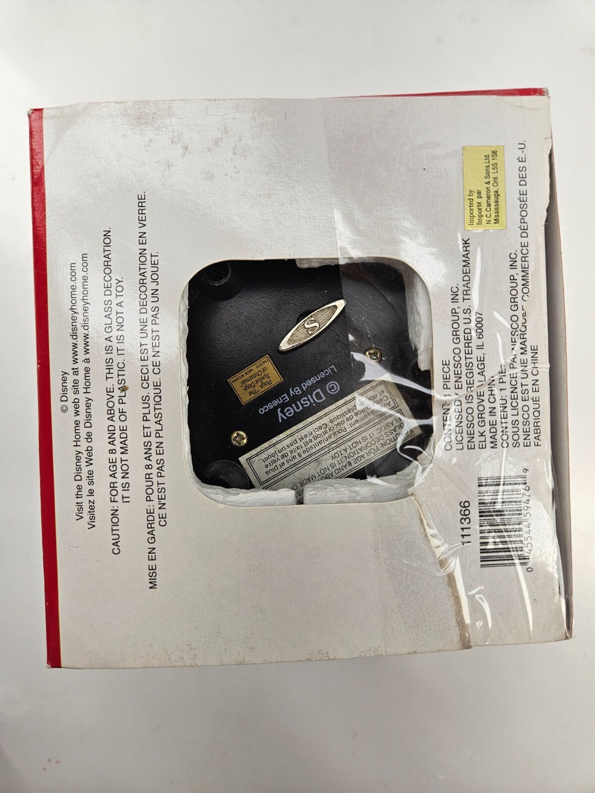 Disney Mickey Musical Waterball  5.5” Snow Globe