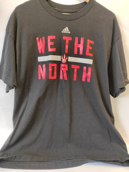 Vintage NBA Adidas Toronto Raptors "We The North" T-Shirt Size- XL