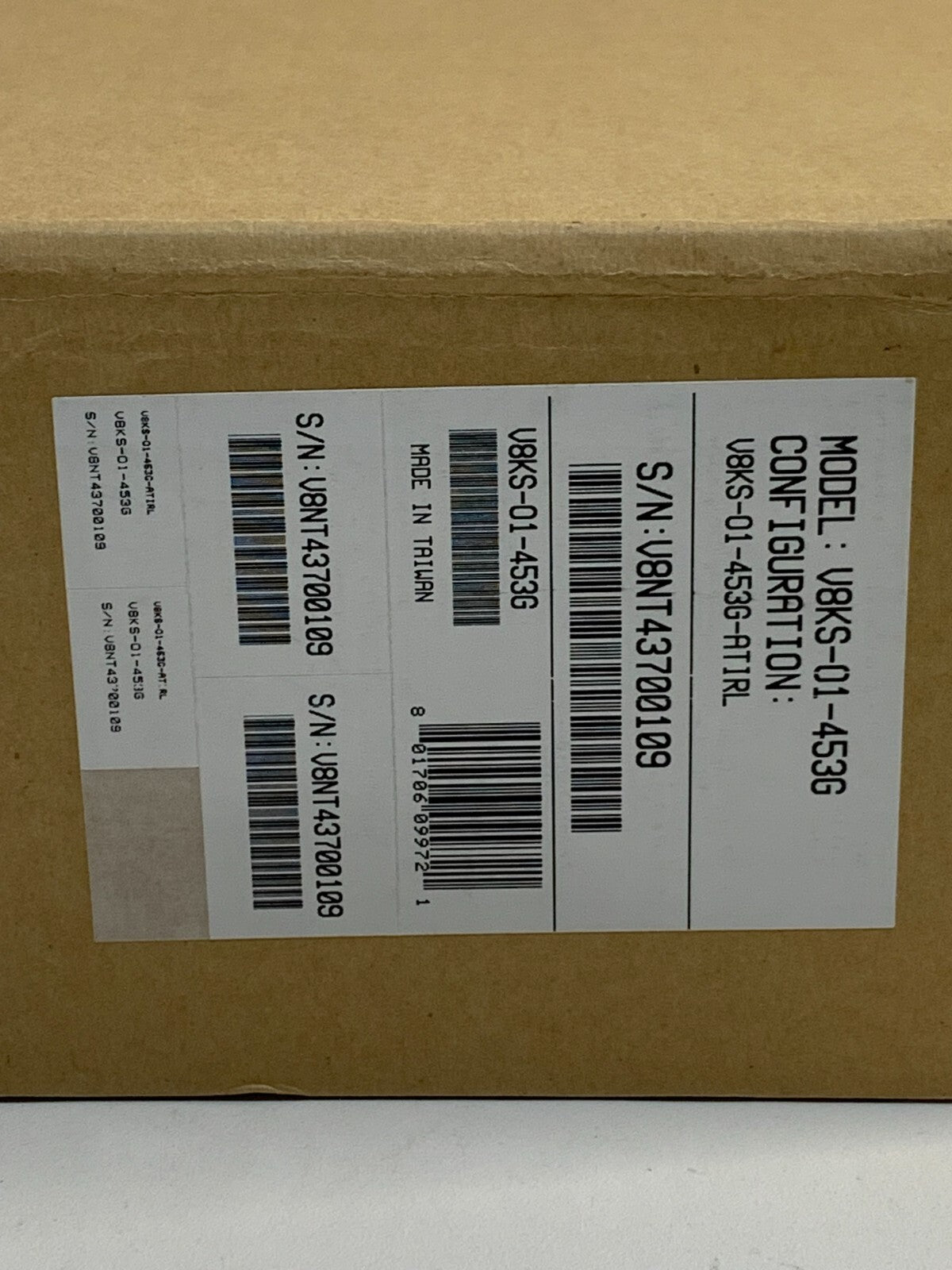 GVision V8KS-01-453G 8" LCD Touch Screen Display