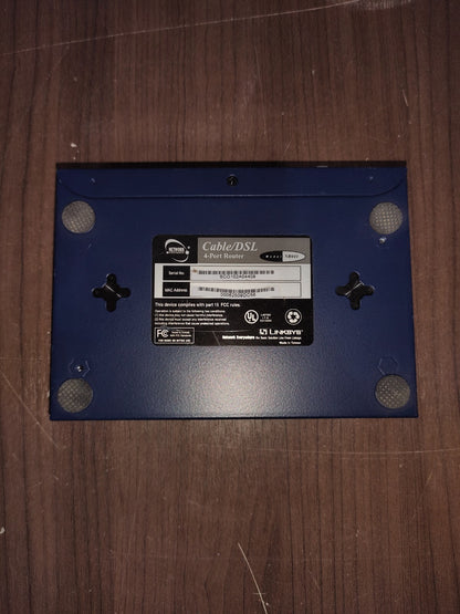 Network Everywhere NR041-WM Wired Cable DSL 4 Port Router Broadband