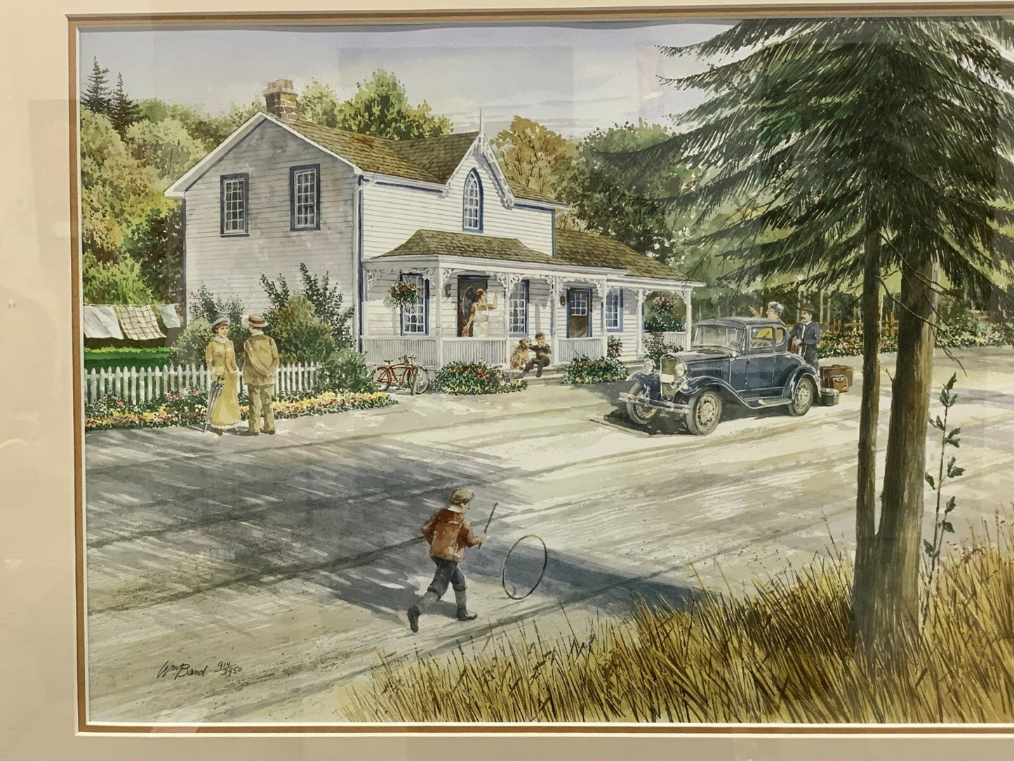 Beautiful Painting Print 914/3950 By William band