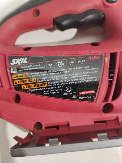 Skil 4380 Variable Speed Corded 3.7 Amp Jig Saw