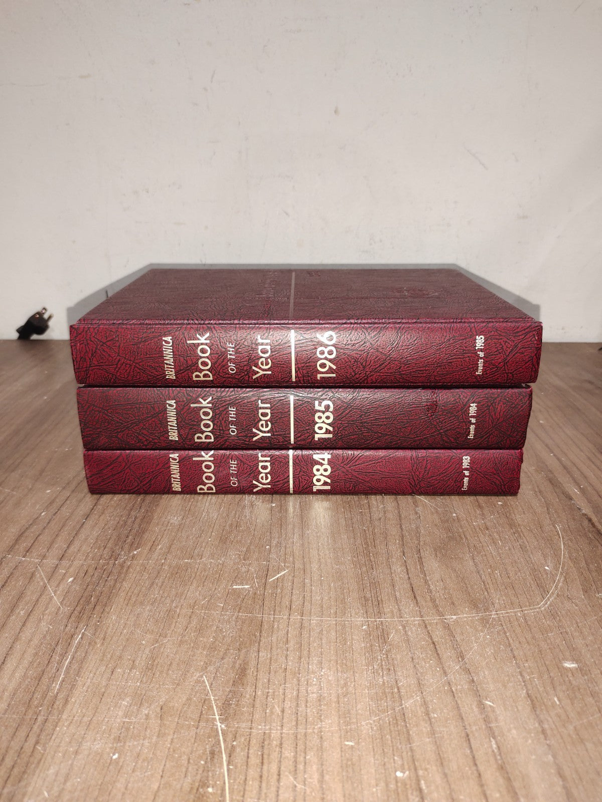 Encyclopedia Britannica Book Year - Set of 3 (1984-1985-1986)