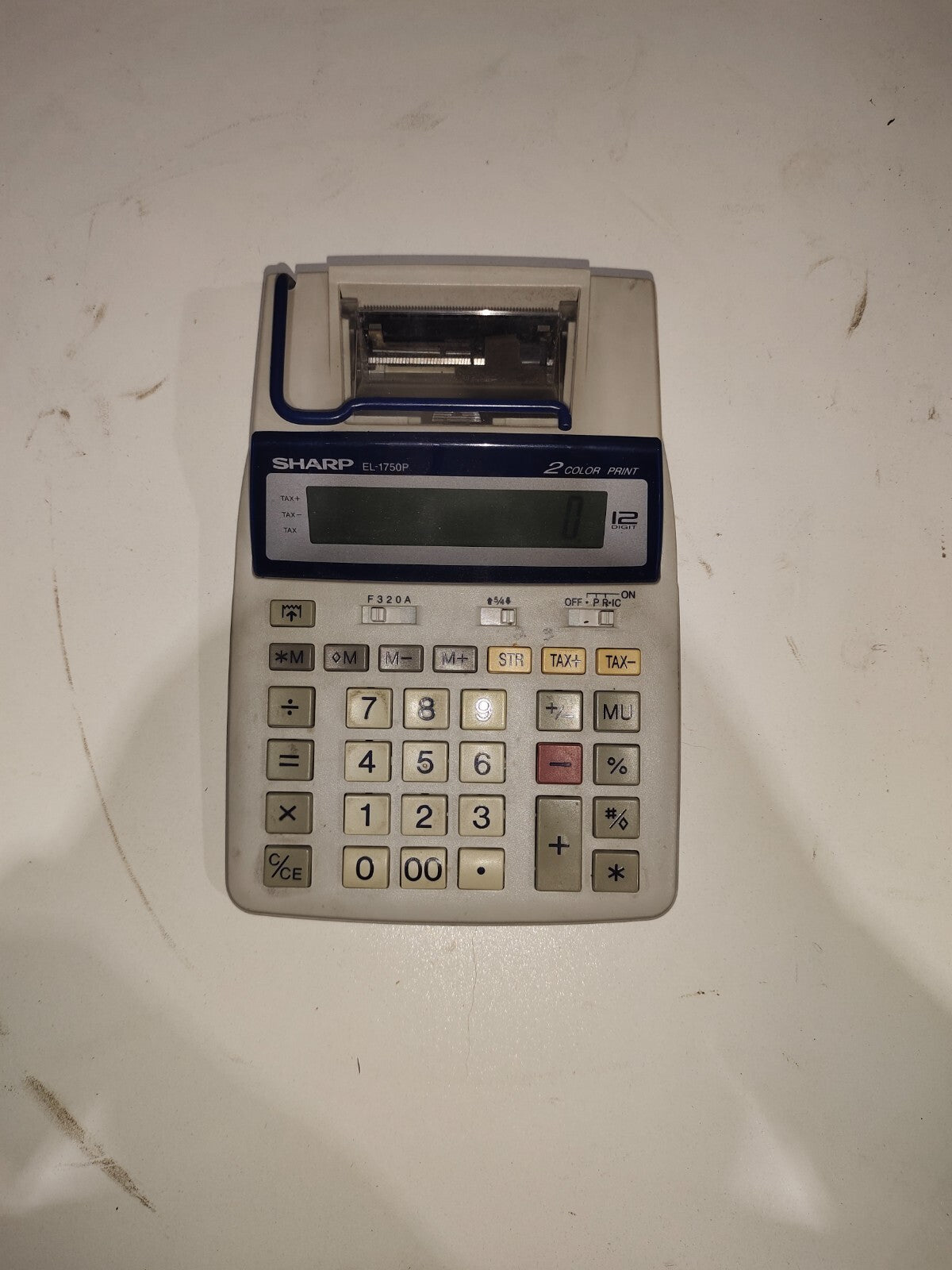 Sharp EL-1750P Electronic Printing Calculator
