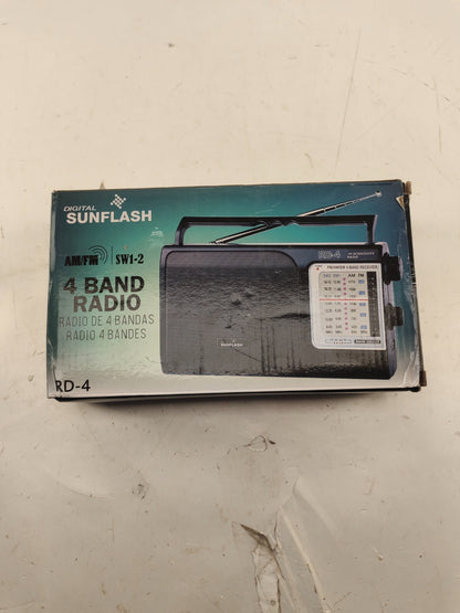 AM/FM/SW1-2 Band Radio Receiver by Digital Sunflash ( RD-4 )
