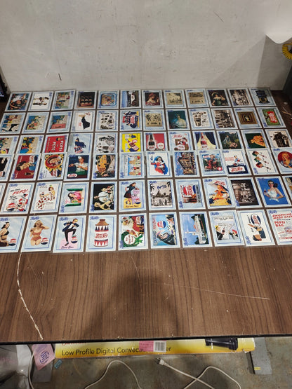 Vintage Collectible Pepsi-Cola Cards - Trading Cards Series 1 - #1-100 Cards