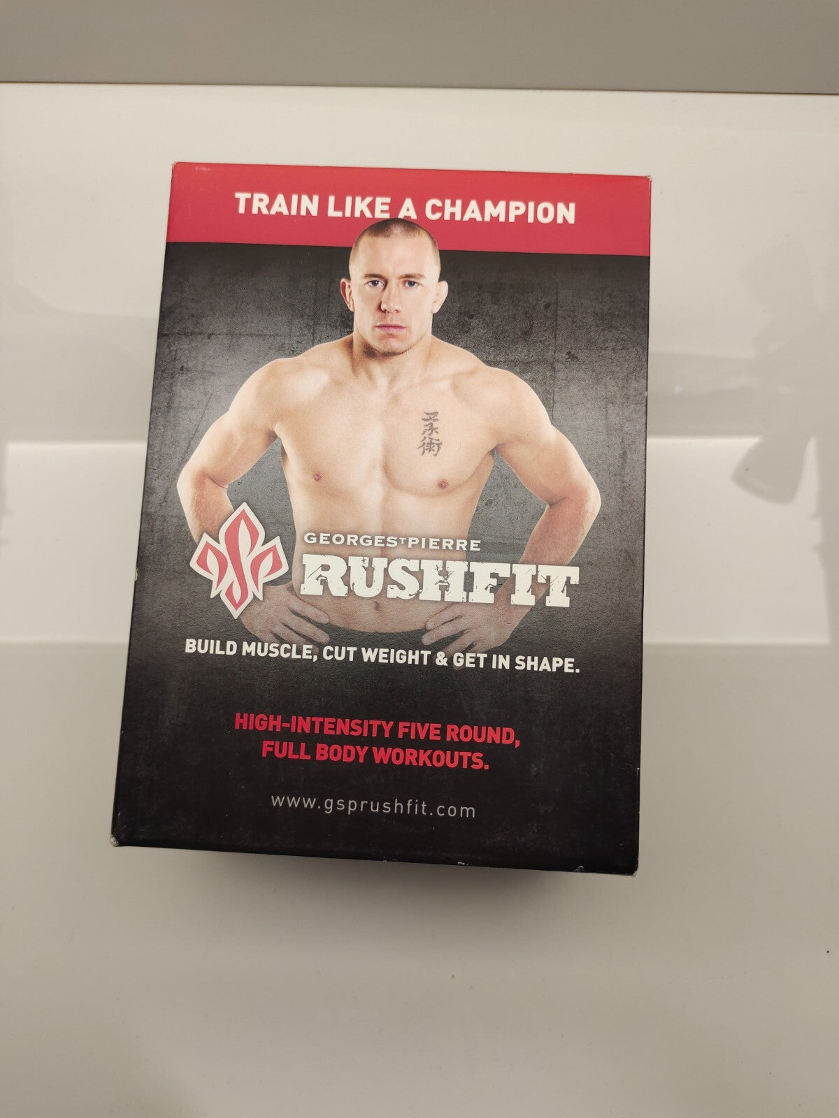 George St Pierre Rushfit 6 DVD Set Train Like A Champion MMA Fighting Workout