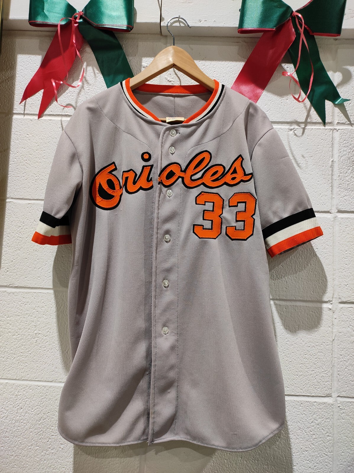 Eddie Murray Baltimore Orioles Cooperstown Grey Jersey- Size L