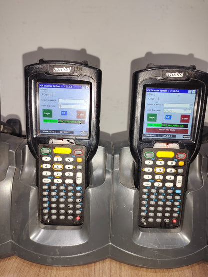 Symbol CHS3000-4000C Charging Dock & MC32N0 Barcode Scanner (4 Scanner Guns) - 2