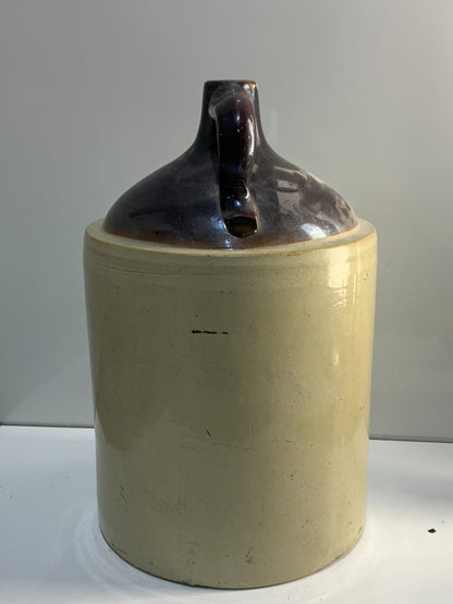 Vintage Stoneware Western Stoneware Whiskey Crock Jug