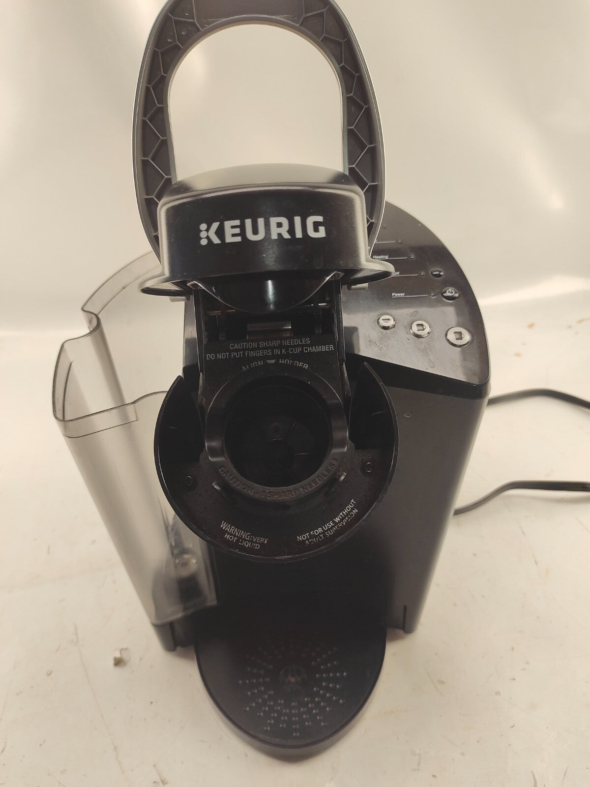 Keurig K-Classic K40 Single Serve K-Cup Pod Coffee Maker - Black (Lid Missing)