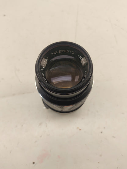 Auto Vivitar Telephoto 135mm f/3.5 Canon FD Mount Lens