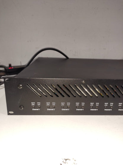 Biamp MCA 8050 Multi Channel Amplifier - Working