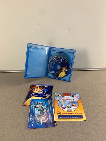 Disney Beauty and the Beast Blu-ray DVD 3-Disc Set Diamond Edition