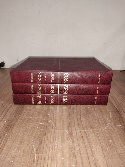 Encyclopedia Britannica Book Year - Set of 3 (1981-1982-1983)
