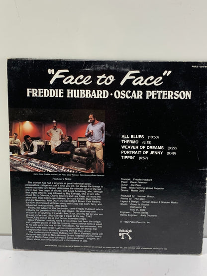 Freddie Hubbard & Oscar Peterson - Face To Face (Vinyl LP - 1982 - US -Original)